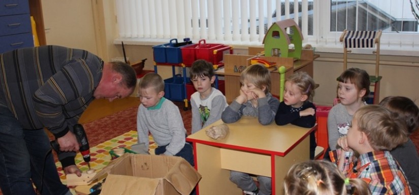 Jonuko tėčio staigmena 