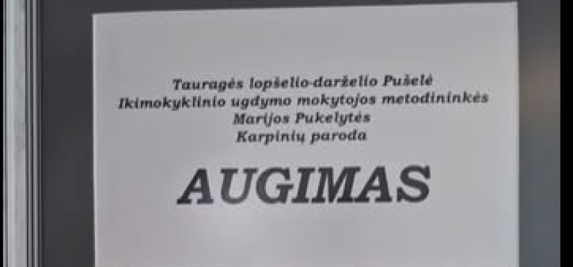 KARPINIŲ PARODA LIETUVOS RESPUBLIKOS SEIME