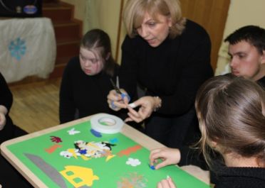 Draugų klasės mokinių viešnagė Skaudvilės specialiojoje mokykloje