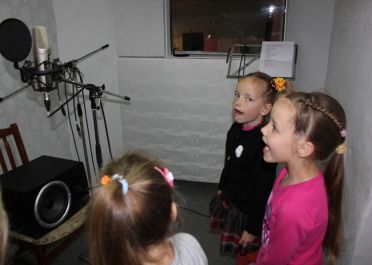 Kultūros rūmų garso įrašų studijoje
