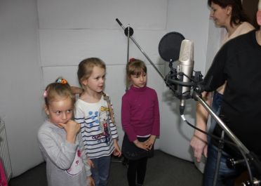Kultūros rūmų garso įrašų studijoje